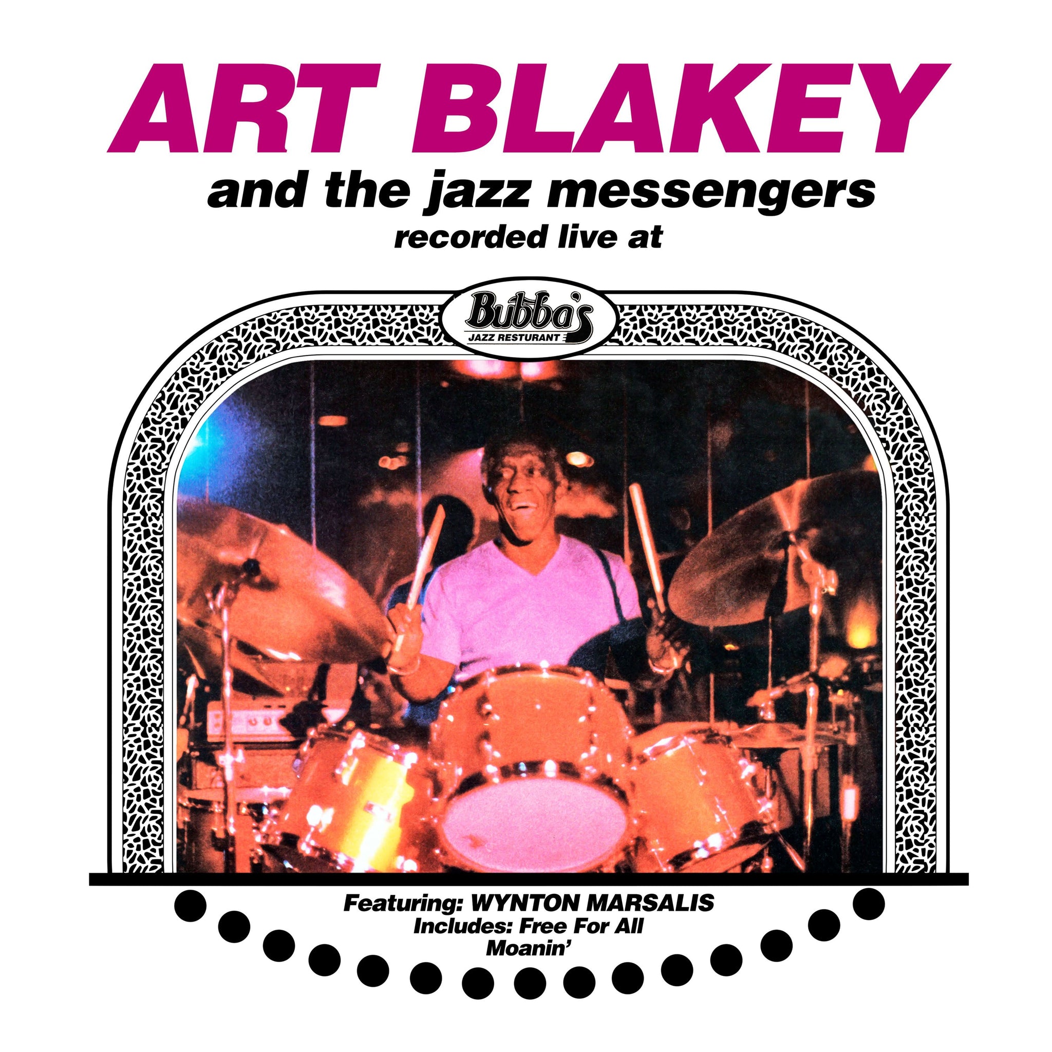 Art Blakey & The Jazz Messengers - Live at Bubba's 1980 - 1LP - Clear Violet Vinyl  [RSD Black Friday 2024]