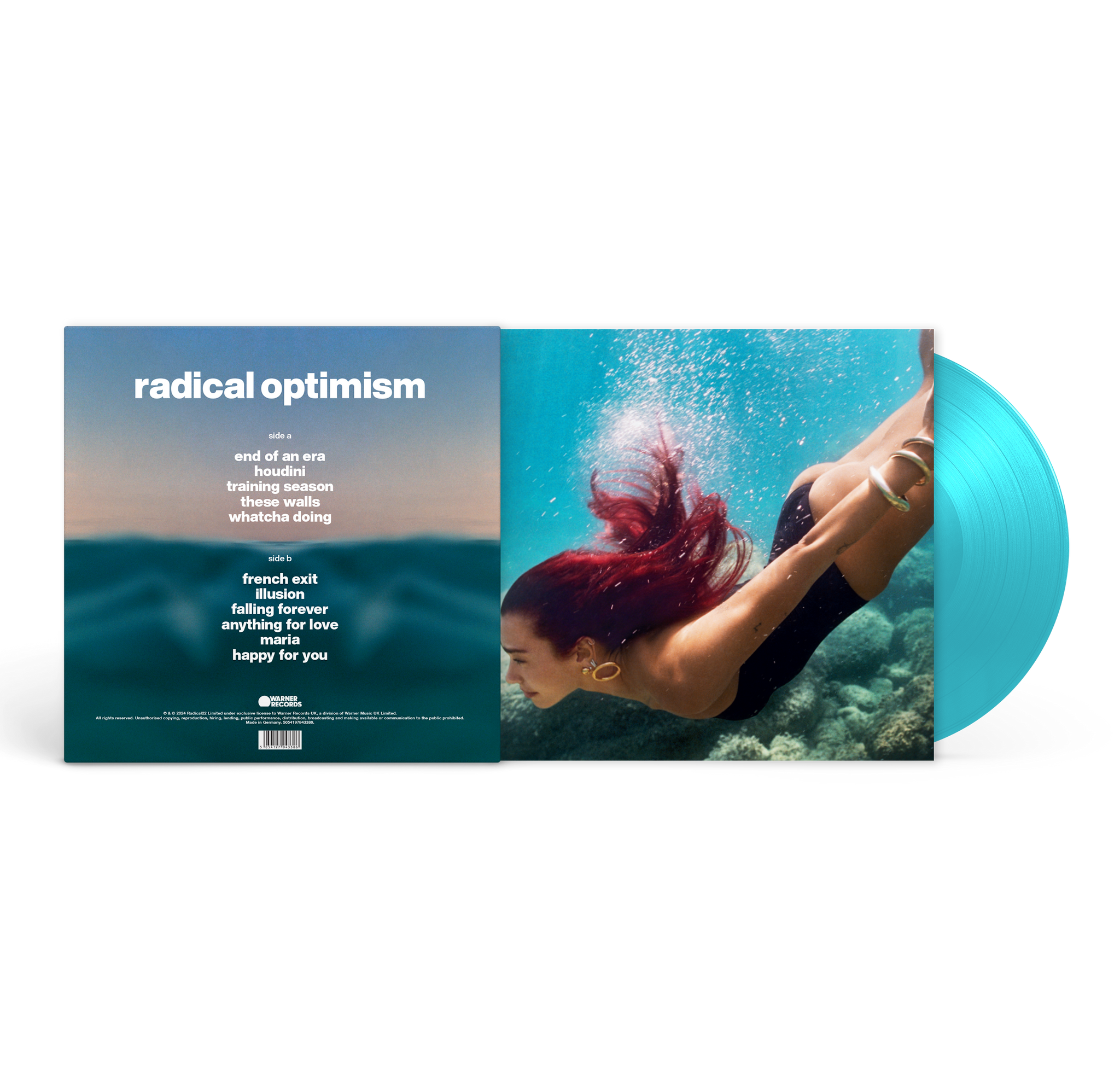 DUA LIPA - Radical Optimism - LP - Curacao Blue Vinyl