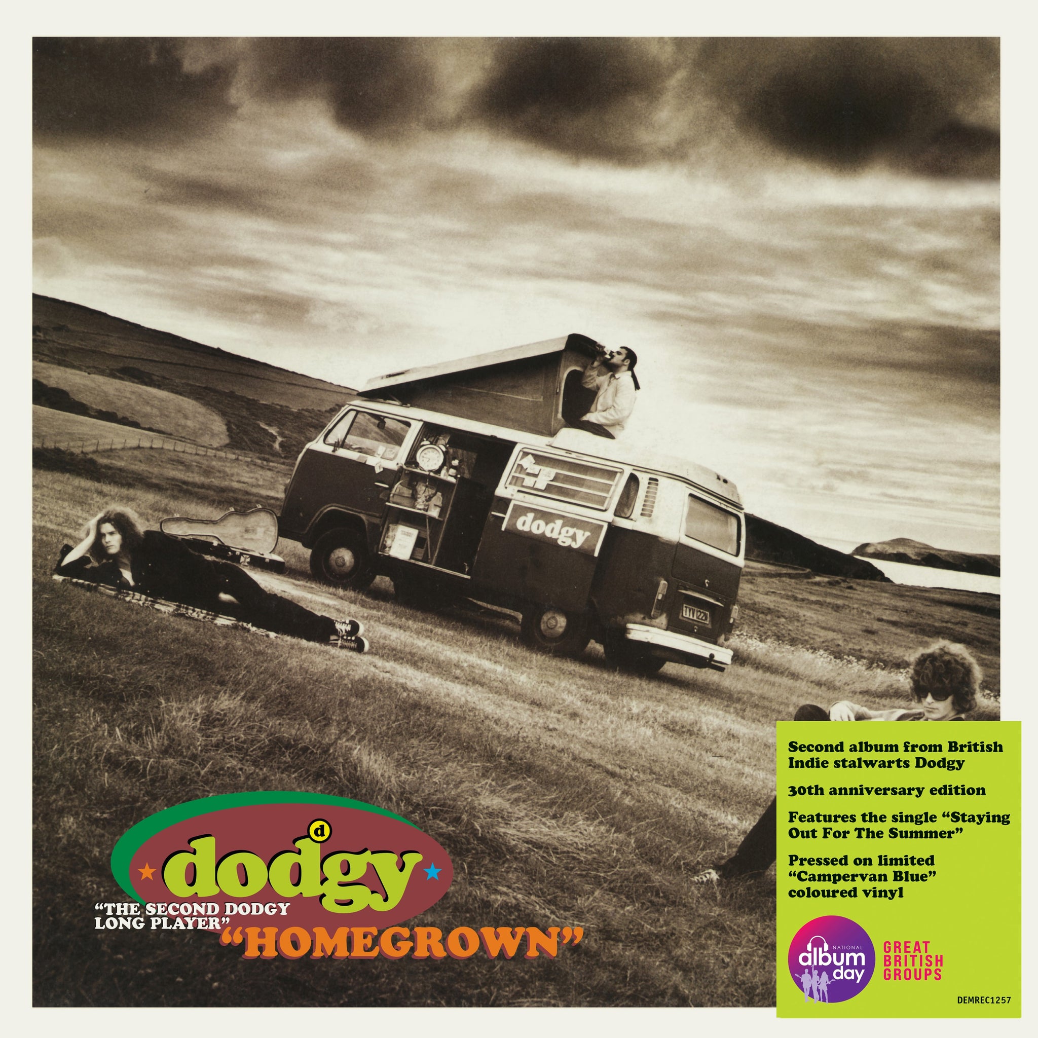 Dodgy - Homegrown  30th Anniversary - 1LP - 140g Campervan Blue Vinyl  [National Album Day 2024]