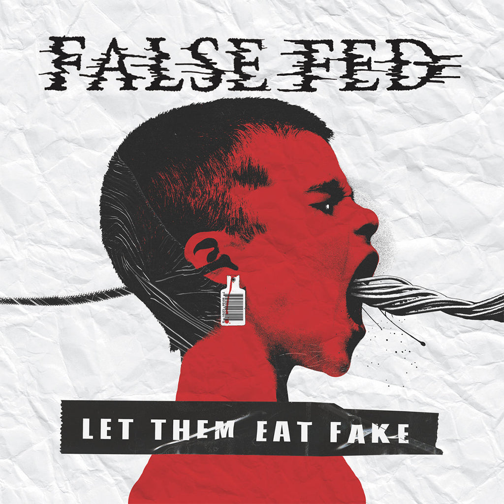 FALSE FED - Let Them Eat Fake - LP - Grey w/ Heavy Black Splatter Vinyl