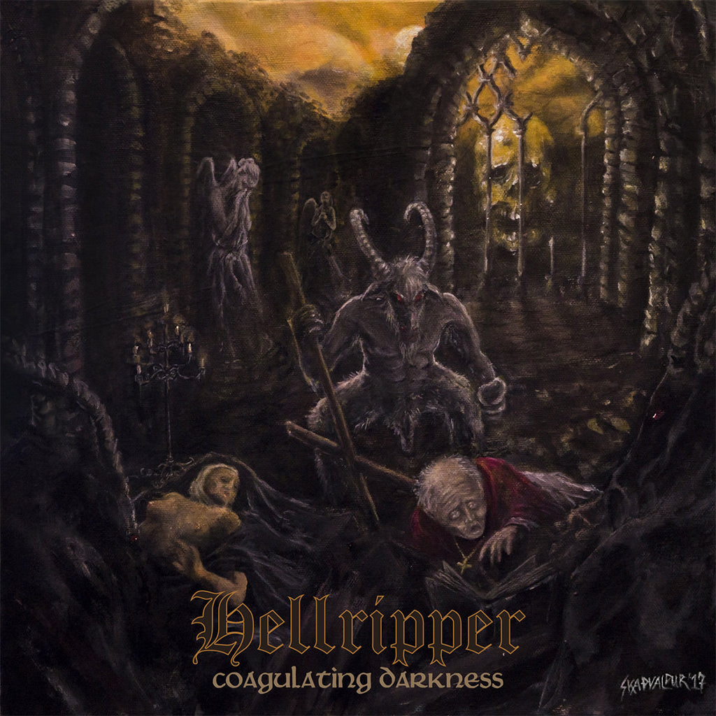 HELLRIPPER - Coagulating Darkness (Repress) - LP - Gold Vinyl [OCT 4]