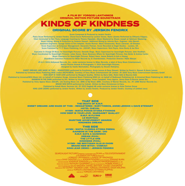 JERSKIN FENDRIX - Kinds of Kindness OST - LP - Picture Disc Vinyl [NOV 22]