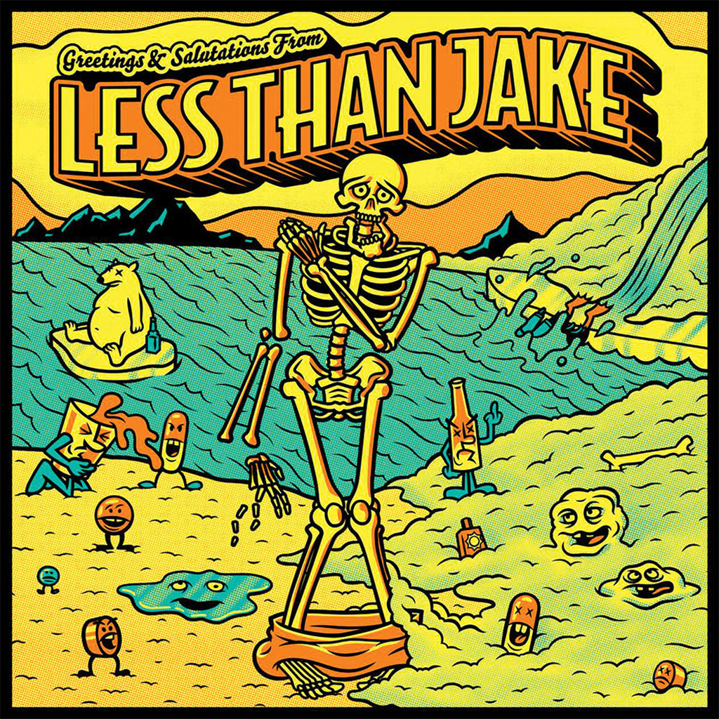 LESS THAN JAKE - Greetings & Salutations (10th Anniversary Edition) - LP - Aquamarine Vinyl [OCT 20]