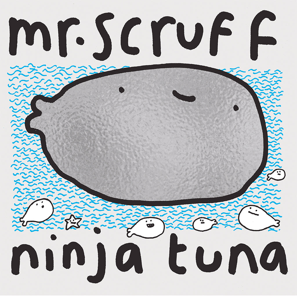 MR. SCRUFF - Ninja Tuna (2024 Reissue with Peelable Tuna Sticker) - 3LP - Gatefold BioVinyl