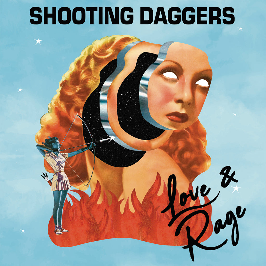 SHOOTING DAGGERS - Love & Rage - LP - Ultra Clear and Sky Blue Galaxy Swirl Vinyl [FEB 16]