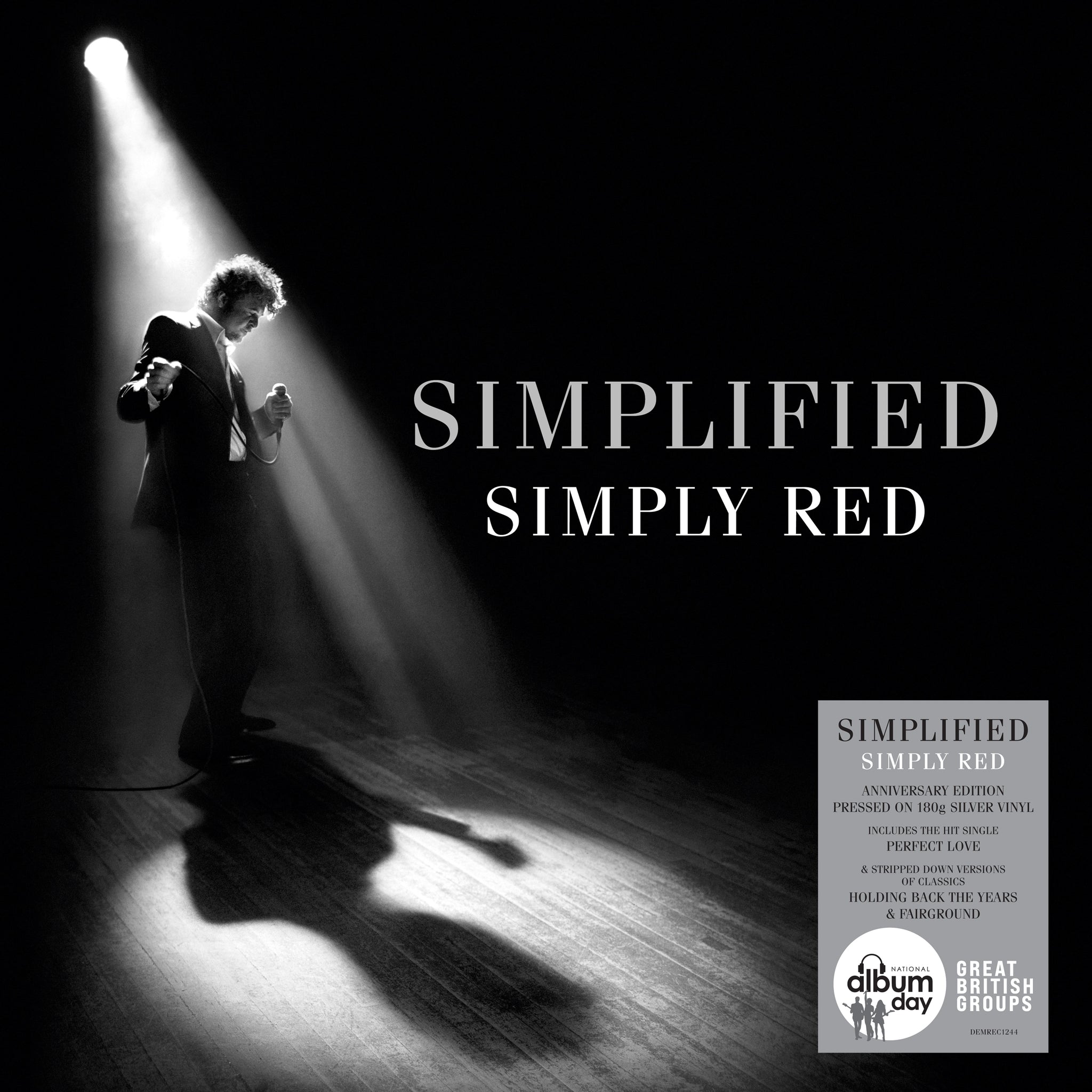 Simply Red - Simplified (Anniversary Edition) (180G Gatefold Silver Vinyl) - 1LP - 180g Gatefold Silver Vinyl  [National Album Day 2024]