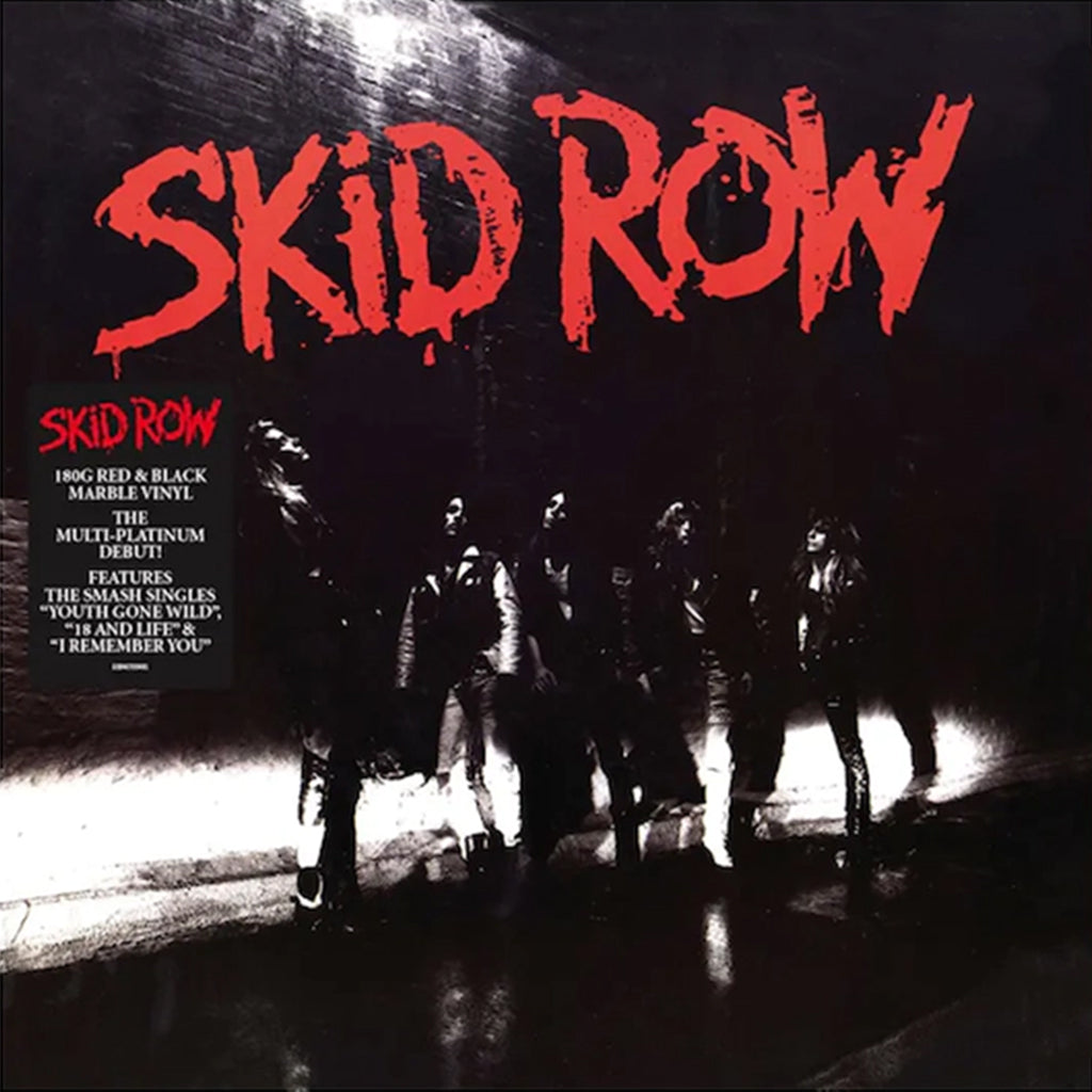 SKID ROW - Skid Row (2023 Reissue) - LP - 180g Red & Black Splatter Vinyl