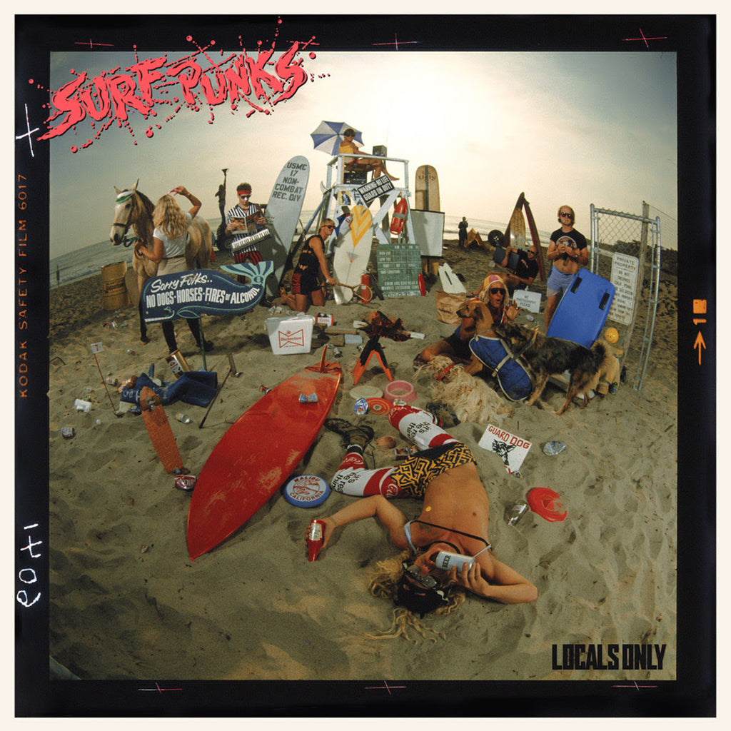 SURF PUNKS - Locals Only (Reissue with Fold-out Poster) - LP - Transparent Slime & Purple Splatter Vinyl [NOV 22]