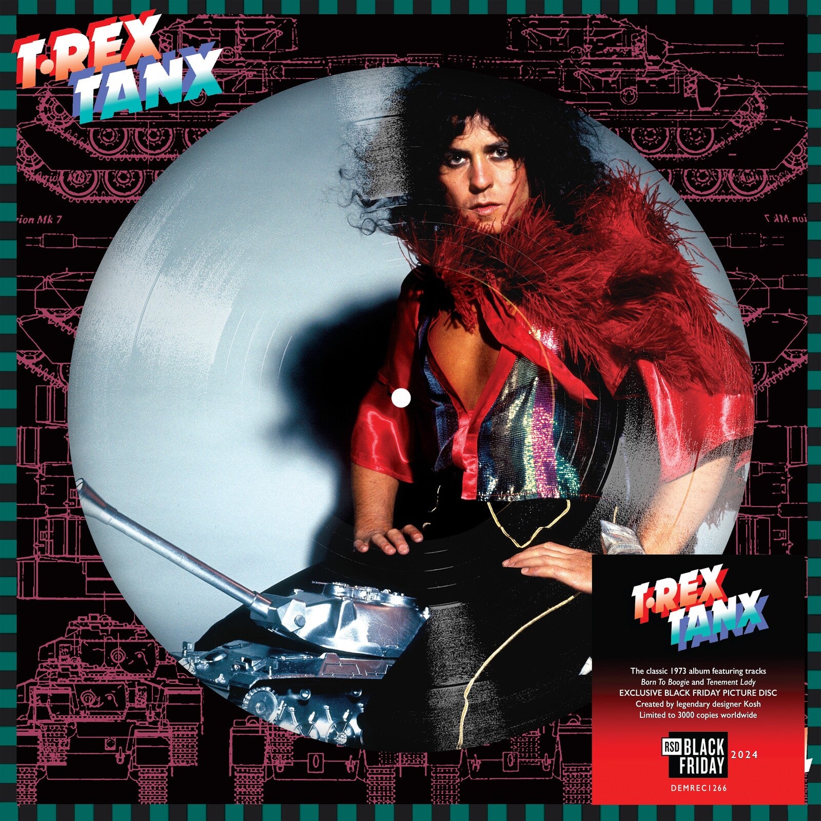 T. REX - Tanx Picture Disc - 1LP - Picture Disc [RSD Black Friday 2024]