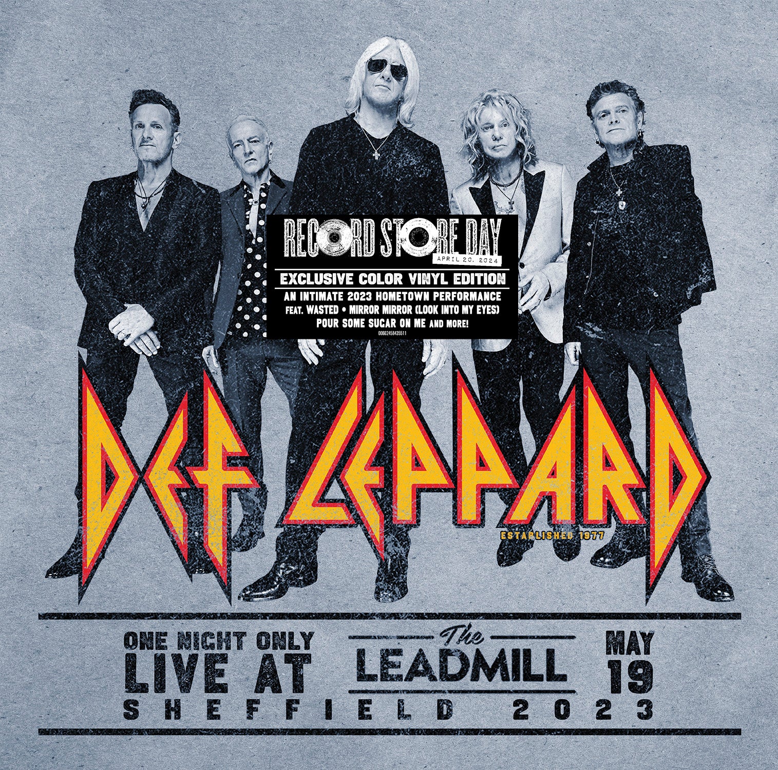 DEF LEPPARD - Live At Leadmill - 2 LP - Silver Vinyl [RSD 2024]