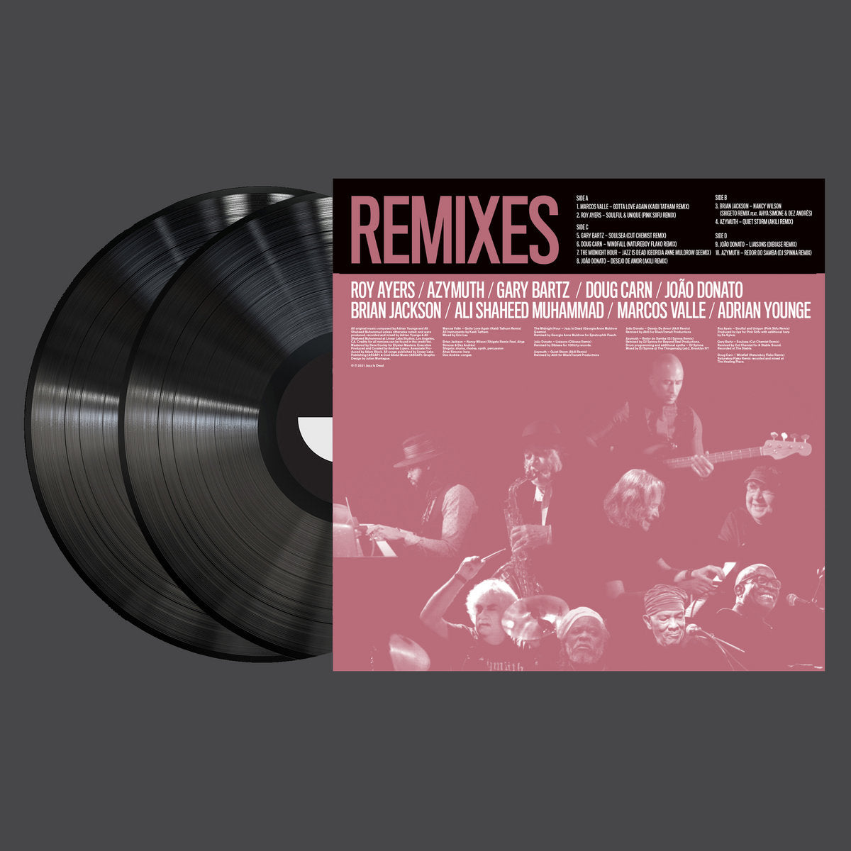 ADRIAN YOUNGE, ALI SHAHEED MUHAMMAD - Remixes JID010 - 2LP - Black Vinyl