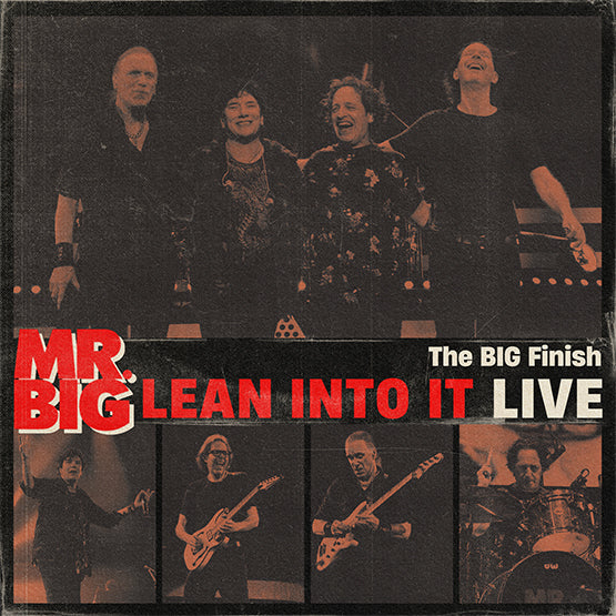 MR.BIG - The Big Finish - Lean Into It Live - 1 LP - 180g Black and Red Splatter Vinyl  [RSD 2024]