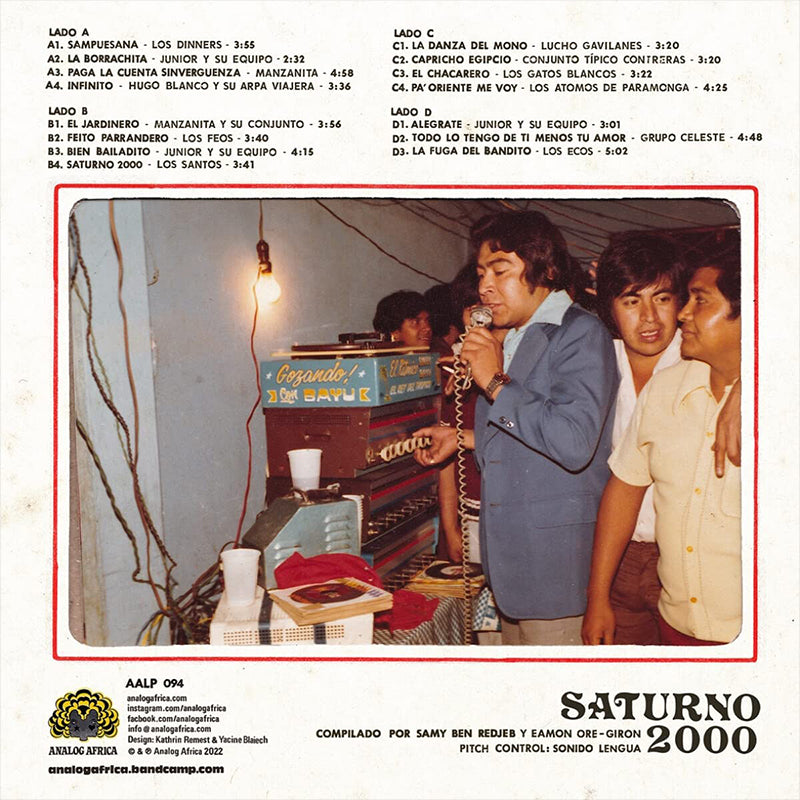 VARIOUS - Saturno 2000 - La Rebajada De  Los Sonideros 1962 - 1983 - 2LP - Vinyl